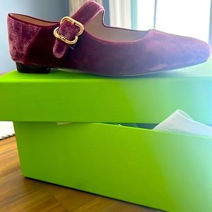 Sam Edelman Mauve Velvet Michaela Flats